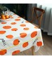 MOCOFO Cheerful Orange Fruit Tablecloth - Modern Pattern Table Cover for Dining & Kitchen