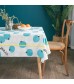 MOCOFO Cheerful Orange Fruit Tablecloth - Modern Pattern Table Cover for Dining & Kitchen