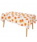 MOCOFO Cheerful Orange Fruit Tablecloth - Modern Pattern Table Cover for Dining & Kitchen