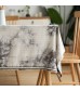 MOCOFO Modern Grey Tie-Dye Tablecloth - Unique Pattern Table Cover for Dining & Decor