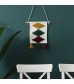 MOCOFO Textured Rainbow Wall Hanging with Tassels - Boho Chic Woven Art Decor for Nursery, Kids Room, Playroom, Home