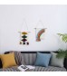 MOCOFO Textured Rainbow Wall Hanging with Tassels - Boho Chic Woven Art Decor for Nursery, Kids Room, Playroom, Home