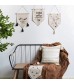 MOCOFO "Casa Amor Lar" Banner Wall Hanging - Boho Chic Printed Pennant with Wooden Dowel for Home Decor, Living Room, Bedroom