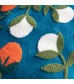 MOCOFO Embroidered Cushion Cover, Floral Pillow Case, 45x45cm, Modern Home Decor