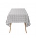 MOCOFO Elegant Damask Tablecloth - White Jacquard Table Cover for Dining, Kitchen, Parties - Durable & Stylish