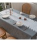 MOCOFO Floral Jacquard Tablecloth - Elegant Cream White Table Cover for Dining, Kitchen & Special Occasions