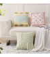 Embroidered Square Throw Pillow Cover with Tassels - Boho Decorative Cushion Case for Sofa, Bed, Living Room - MOCOFO