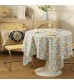 MOCOFO Botanical Floral Tablecloth - Elegant Flower Pattern Table Cover for Dining & Spring Decor