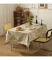 MOCOFO Botanical Floral Tablecloth - Elegant Flower Pattern Table Cover for Dining & Spring Decor