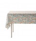 MOCOFO Botanical Floral Tablecloth - Elegant Flower Pattern Table Cover for Dining & Spring Decor
