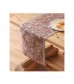MOCOFO Vintage Print Table Runner - American Retro Linen-like Fabric for Dining & Coffee Table, Cabinet Decor