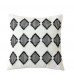 MOCOFO Geometric Throw Pillow Cover, Modern Woven Decorative Cushion Case, Grey Patterned Pillowcase for Sofa & Bed