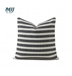 MOCOFO Black and White Striped Throw Pillow - Modern Decorative Cushion for Sofa, Bed, and Home Decor