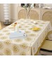 MOCOFO Bohemian Paisley Tablecloth - Moroccan Style Kitchen Dining Table Cover - Decorative, Easy Care Fabric