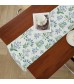MOCOFO Floral Print Table Runner and Placemat Set - Botanical Design for Dining Table Decor