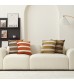MOCOFO Velvet Striped Patchwork Cushion Cover, 45x45cm Pillow Case, Modern Home Decor