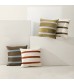 MOCOFO Striped Suede Pillow Cover, 45x45cm, Modern Light Luxury Sofa Cushion Case
