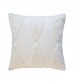 MOCOFO Boho Textured Throw Pillow Cover - Off-White Geometric Decorative Cushion Cover for Home Decor