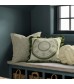 MOCOFO Jacquard Chenille Pillow Cover, Retro American Luxury Cushion Case, 45x45cm