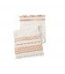 MOCOFO American Thick Woven Jacquard Table Runner - Retro Cotton Blend with Textured Design for Dining Table Decor
