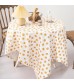MOCOFO Modern Striped Tablecloth - Grey & White Linear Pattern Kitchen Dining Table Cover - Easy Care Fabric