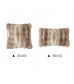 MOCOFO Bubble Rabbit Fur Pillow Cover, Soft Flannel Cushion Case, 45x45/30x50cm