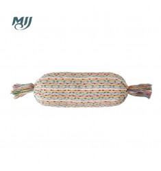 Textured Striped Throw Pillow Cover Set - Bohemian Decorative Cushion Cases for Sofa, Bed, Living Room - MOCOFO