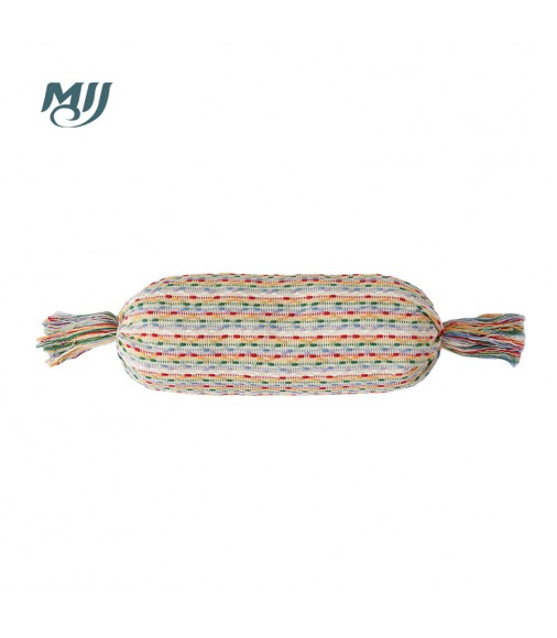 Textured Striped Throw Pillow Cover Set - Bohemian Decorative Cushion Cases for Sofa, Bed, Living Room - MOCOFO