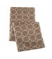 MOCOFO Crochet Lace Table Runner - 14x72 Inch Elegant Beige Dining Decor