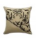 MOCOFO Cute Sheep Embroidered Throw Pillow Cover, Farmhouse Decorative Cushion Case for Sofa, Bed, Living Room