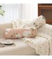 MOCOFO Floral Bolster Pillow, Decorative Cylinder Cushion with Flower Print, Soft Lumbar Support Pillow for Bed & Sofa