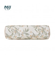 MOCOFO Floral Bolster Pillow, Decorative Cylinder Cushion with Flower Print, Soft Lumbar Support Pillow for Bed & Sofa