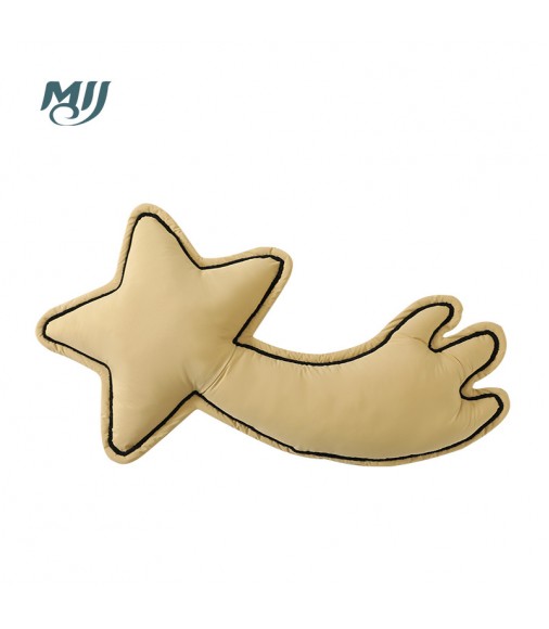 Shooting Star Plush Pillow - Cute Comet Shaped Decorative Cushion for Kids, Nursery, Playroom - MOCOFO