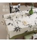 MOCOFO Bamboo Print Tablecloth - Elegant Asian Inspired Kitchen Dining Table Cover - Zen Style Fabric