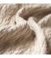 MOCOFO Textured Striped Throw Pillow, Neutral Woven Decorative Cushion, Soft Accent Pillow for Sofa & Bed, Cream/Beige