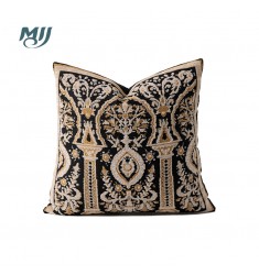 MOCOFO Embroidered Tapestry Throw Pillow Cover, Artistic Decorative Cushion Case for Sofa, Bed, Living Room Accent
