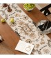 MOCOFO American Retro Table Runner - French Vintage Style Coffee Table Runner, Antique Console Table Cover, TV Stand Drape, Dining Table Cloth