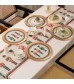MOCOFO Christmas Nutcracker Table Runner - American Style Luxury Coffee Table Scarf, Festive Dresser Cover, Elegant Dining Table Centerpiece