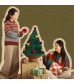 MOCOFO 3D Christmas Tree Plush Pillow, 68cm, Festive Holiday Decoration