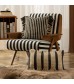 MOCOFO Striped Throw Pillow with Tassels, Textured Decorative Lumbar Cushion, Boho Accent Pillow for Sofa & Bed