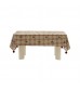 MOCOFO Buffalo Check Tablecloth with Pom-Poms - Farmhouse Plaid Kitchen Dining Table Cover - Rustic Decorative Linen