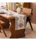 MOCOFO Chinese Zen Style Table Runner - Light Luxury Tea Table Mat, Elegant Tea Ceremony Tablecloth, Rectangular Coffee Table Runner