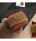 MOCOFO Faux Fur & Velvet Pillow Cover, Light Luxury Lumbar Support Cushion Case