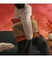 MOCOFO Faux Fur & Velvet Pillow Cover, Light Luxury Lumbar Support Cushion Case
