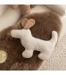 MOCOFO Cute Dog Plush Pillow, Soft Stuffed Animal Toy for Kids & Adults, Decorative Cushion, Cozy Home Decor Gift