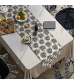 MOCOFO Bird Print Tassel Table Runner - 13x70 Inch Cotton Linen Dining Table Decor