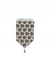 MOCOFO Bird Print Tassel Table Runner - 13x70 Inch Cotton Linen Dining Table Decor