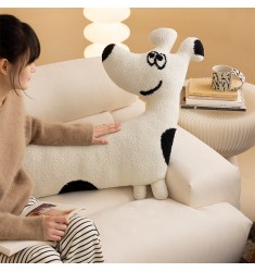 MOCOFO Novelty Dachshund Throw Pillow, Plush Animal Cushion for Playful Home Decor