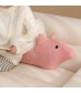 Soft Plush Pink Pig Pillow - Cute Stuffed Animal Cushion for Kids, Nursery Decor, Playroom - MOCOFO