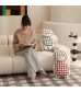 Cute Cartoon Girl Plush Pillow - Soft Decorative Kid's Cushion for Nursery, Playroom, Bedroom - MOCOFO